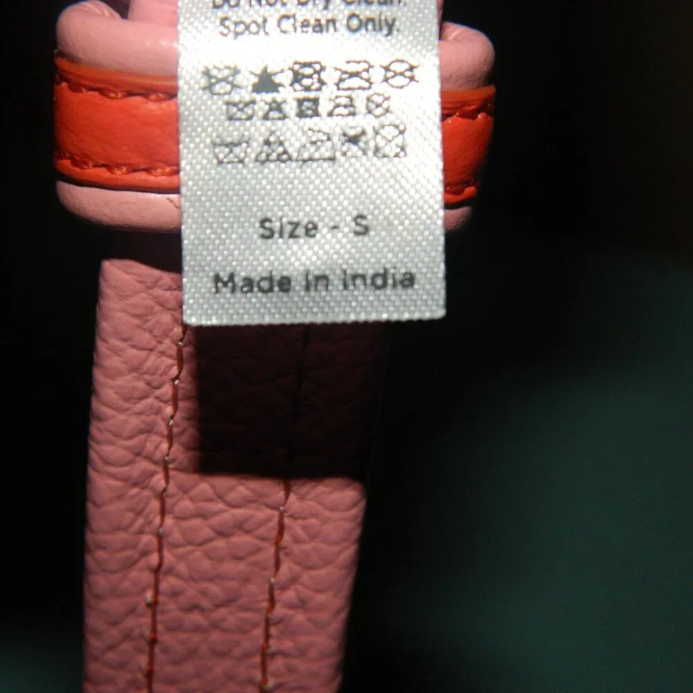 Mark & Graham Two Color Leather Dog Collar 